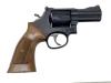 [MGC] S&W M586 コンバット・マグナム 3インチ HW 発火モデルガン 木製グリップカスタム (中古)