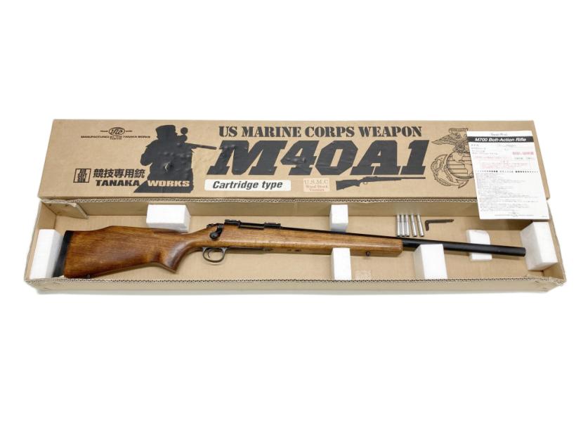 [タナカ] M40A1 U.S.M.C ウッドストック Ver.カートリッジタイプ ガスガン (中古)