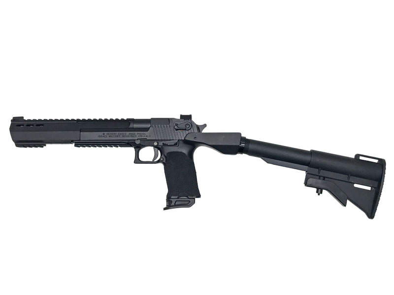 [東京マルイ] デザートイーグル.50AE ブラック ガスブローバック カービンカスタム (中古)