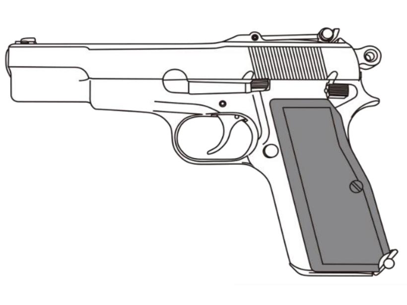 [マルシン] ブローニング ハイパワー ミリタリー X-PFC プラグリップ仕様 【組立キット】 発火モデルガン (新品予約受付中!)