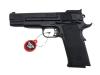 [BELL] S&W M945タイプ スケイルド ブラック 樹脂スライド GBB ガスブローバックガン No.784 (中古)