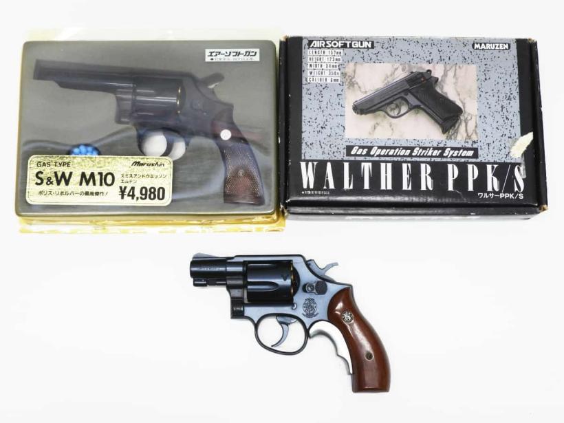 [マルシン/マルゼン/タナカ] ビンテージ ガスガン 3丁セット (ジャンク)