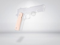 [BELL] マルイ・WE・KJ 1911系用 ウッドグリップ スムースナチュラル (未使用)サブ画像へ2