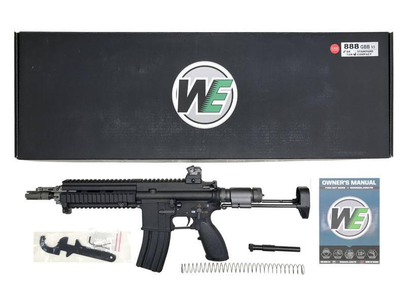 [WE] HK416C V3システム GBB ガスブローバック (新品)