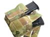 [LBX] デュアルカイデックスピストルマグポーチ マルチカム (中古)