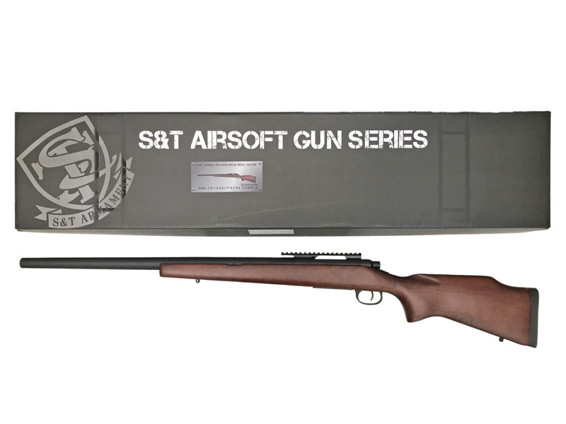 [S&T] M40 エアーコッキング ライフル リアルウッド (中古)