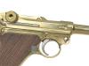 [マルシン] LUGER ルガー P-08 4 インチ パラベラム  ダミーカートリッジ 仕様 金属モデルガン 木製グリップ (新品)
