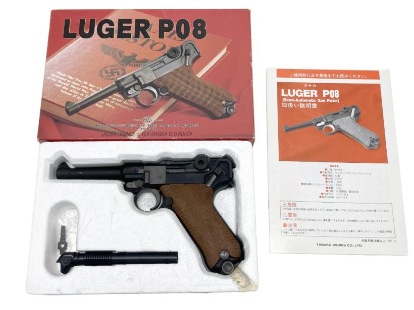 [タナカ] ルガーP08 4インチ HW マガジンガス漏れ品 (訳あり)