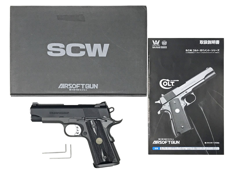 [WA] ウイルソン コンバット タクティカル スーパーグレイドコンパクト / TSGC 2トーン ハーフグレー ガスガン (中古)