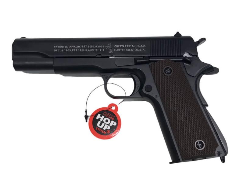 [BELL] COLT M1911A1 コルトガバメント アルミスライド GBB ガスブローバックガン No.723 (中古)