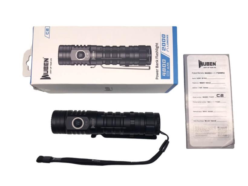 ［WUBEN］ C2 懐中電灯 2000lm LED (中古)