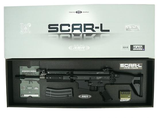 東京マルイ] SCAR-L ブラック 次世代電動ガン (中古)｜エアガン.jp