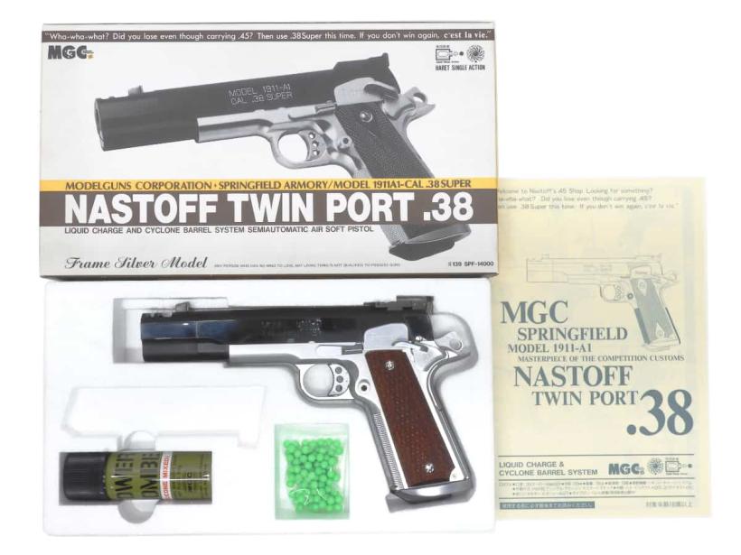 [MGC] スプリングフィールド ナストフ ツインポート .38 固定ガスガン アルタモントグリップ (中古)