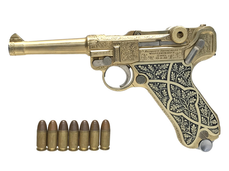 [マルシン] ルガーP08 ヘルマン・ゲーリング・モデル 金属モデルガン 完成品 セーフティ難 撃発難