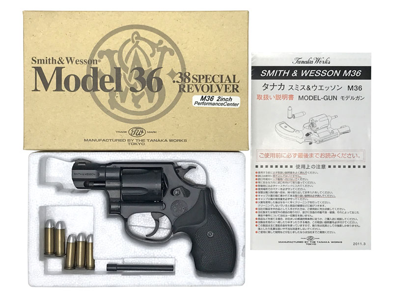 [タナカ] S&W M36 パフォーマンスセンター 2インチ モデルガン (中古)