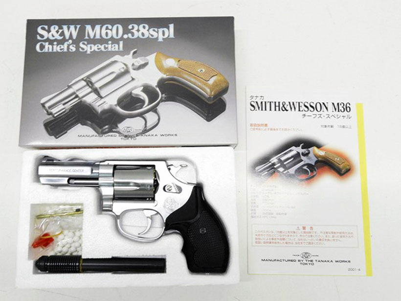 タナカ] S&W パフォーマンスセンター M60 3インチ フラットサイド