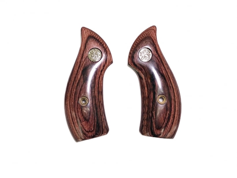 [アルタモント] S&W Jフレーム サービスサイズ メダリオン付 スムース木製グリップ ローズ (中古)