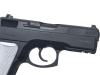 [SIIS] CZ75Dコンパクト オフィシャルライセンス 固定スライドガスガン ソフトターゲット付 グリップ マガジンバンパー白化 (新品)