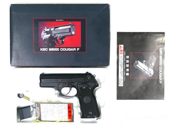 [KSC] ベレッタ M8000 クーガーF ブラック ベレッタ刻印 ガスブローバック (中古)