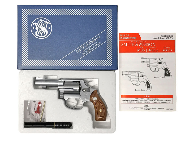 [タナカ] S&W M60 チーフスペシャル 3inch ステンレスフィニッシュ Ver.2.1 ガスガン (新品)