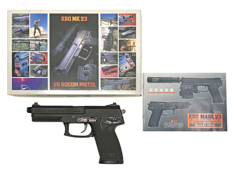 [KSC] MK23 SOCOMピストル HW 旧パッケージ ガスブローバック　ハードキック仕様 (中古)