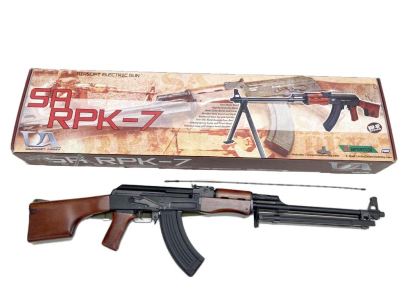 [CLASSIC ARMY] RPK-7 フルメタル リアルウッド 電動ガン 弾詰まりあり (訳あり)