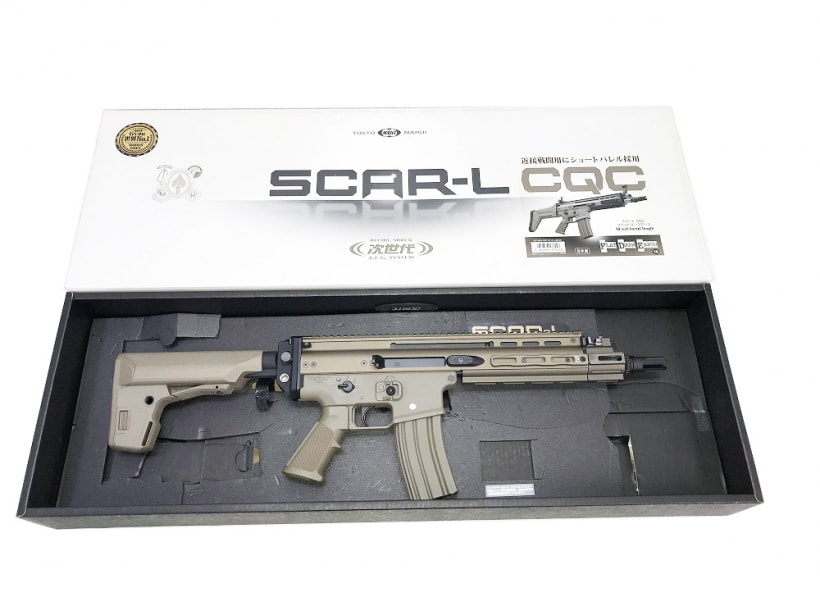 [東京マルイ] SCAR-L CQC FDE 次世代電動ガン EPSストックカスタム (中古)