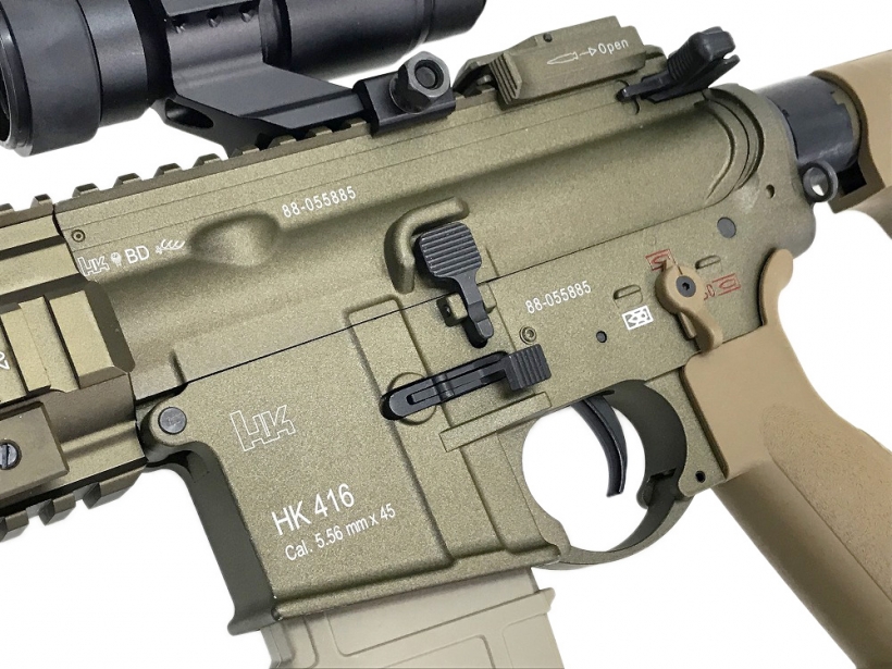 [Umarex/VFC] HK416A5 AEG RAL8000 TAN 電動ガン ガンケース付 (中古) 製品参考画像6 