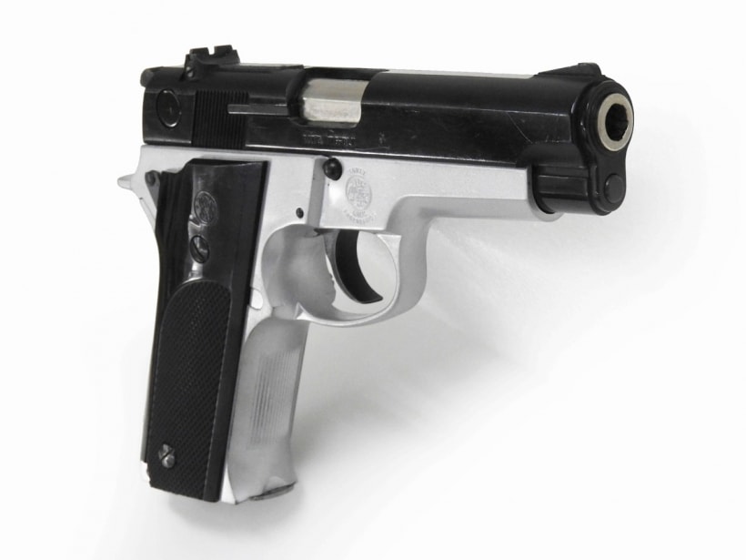 MGC] S&W M59 フレーム塗装シルバー 発火モデルガン (中古)｜エアガン.jp