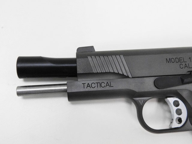 [タニオコバ] SFA GM-7 TRP ブルバレルカスタム 発火モデルガン (未発火) 製品参考画像 ブルバレル!