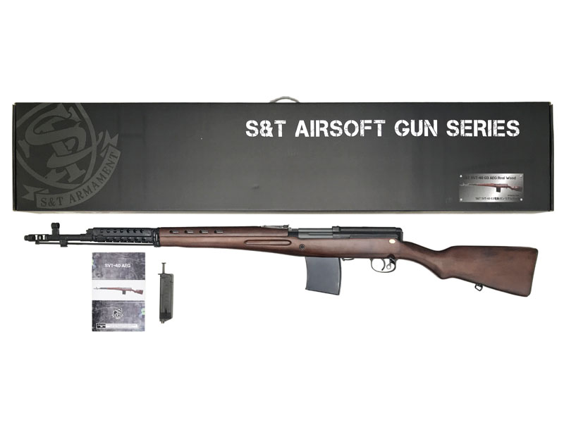 [S&T] SVT-40 リアルウッド G3 電動ガン (新品)