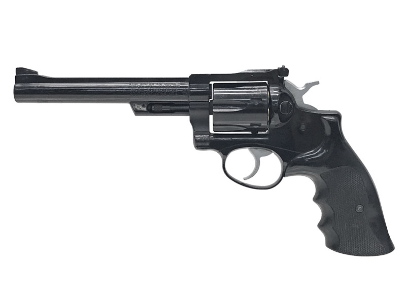 [WA] スタームルガー セキュリティー・シックス M-117 発火モデルガン  6インチ ABS シューターワン対応モデル エジェクターロッド固着 (訳あり)