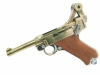 [マルシン] ルガー P08 4インチ Parabellum 木製グリップ 金属モデルガン (中古)