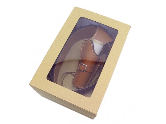 [イーストA] No.001-M ウエスタン・ガンベルト Mサイズ ブラウン (未使用)