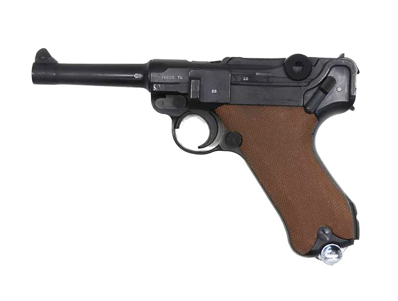 [MGC] ルガーP08 4インチ ABS ブローバック CP-HW ホワイト刻印 発火モデルガン (中古)