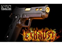 [KSC] STI VIP イグゾースト 3.9 スライドHW ガスブローバック (中古)