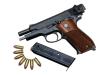 [マルシン] S&W M39 エクセレントHW ダミーカート仕様 木製グリップカスタム (中古)