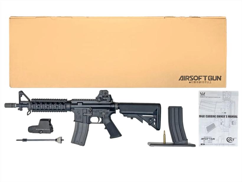 [WA] M4A1 フルメタルカスタム Mk18mod0 ver.2014 5周年記念モデル ガスブローバック 箱違い 付属品欠品 ダットサイト点灯不可 (中古)