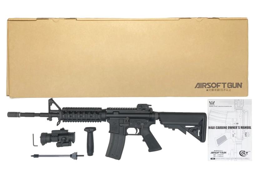 [WA] M4A1 フルメタルカスタム SOPMOD ver.2014 付属ダットサイト点灯不可 (中古)