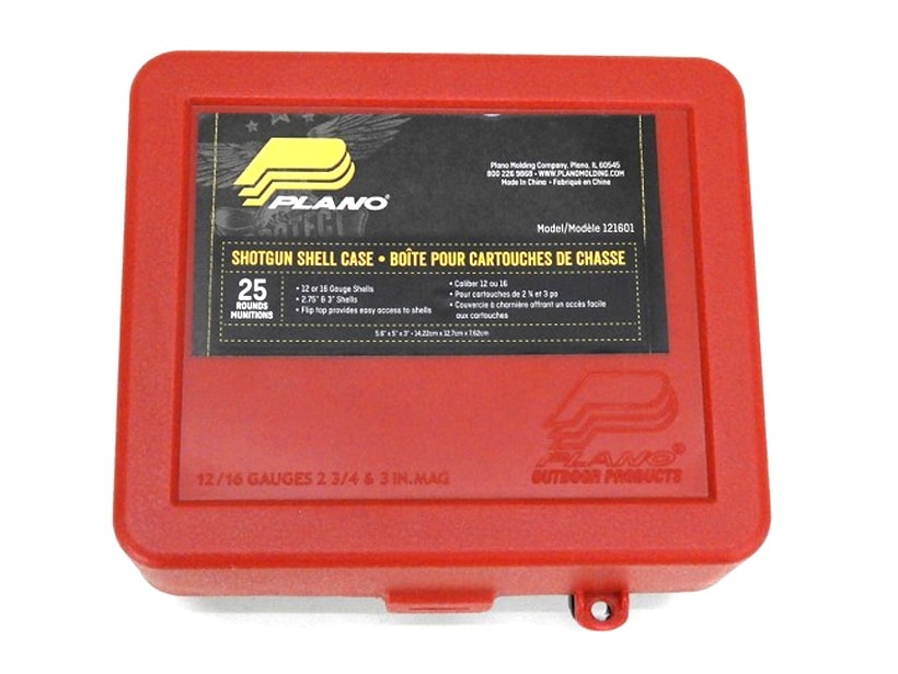 [PLANO]  ショット シェル ケース 12・16ゲージ用 25発 レッド (中古)