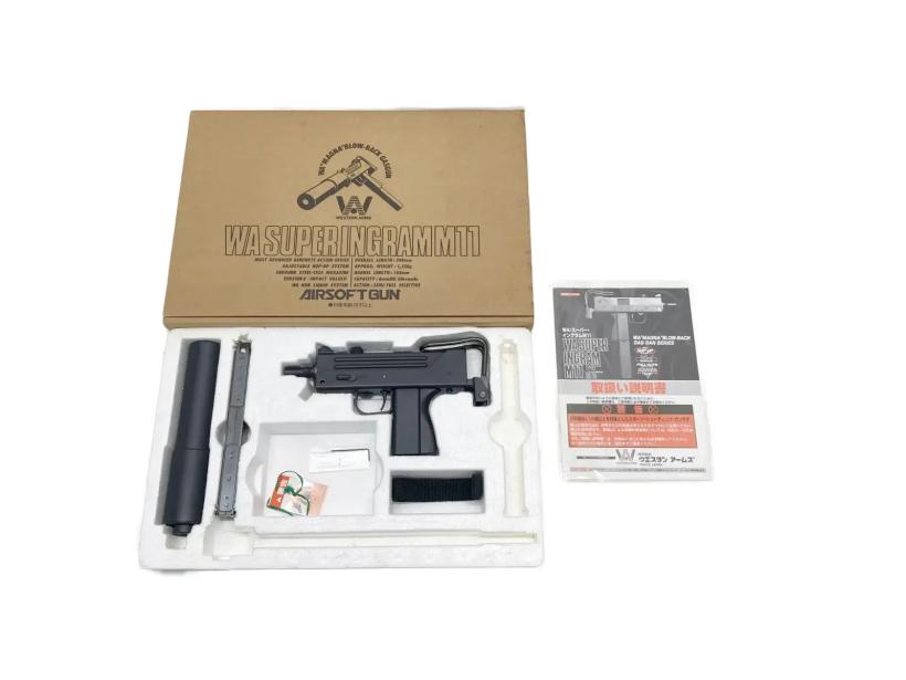 [WA] スーパー・イングラムM11 ガスブローバックサブマシンガン ガス漏れあり (訳あり)